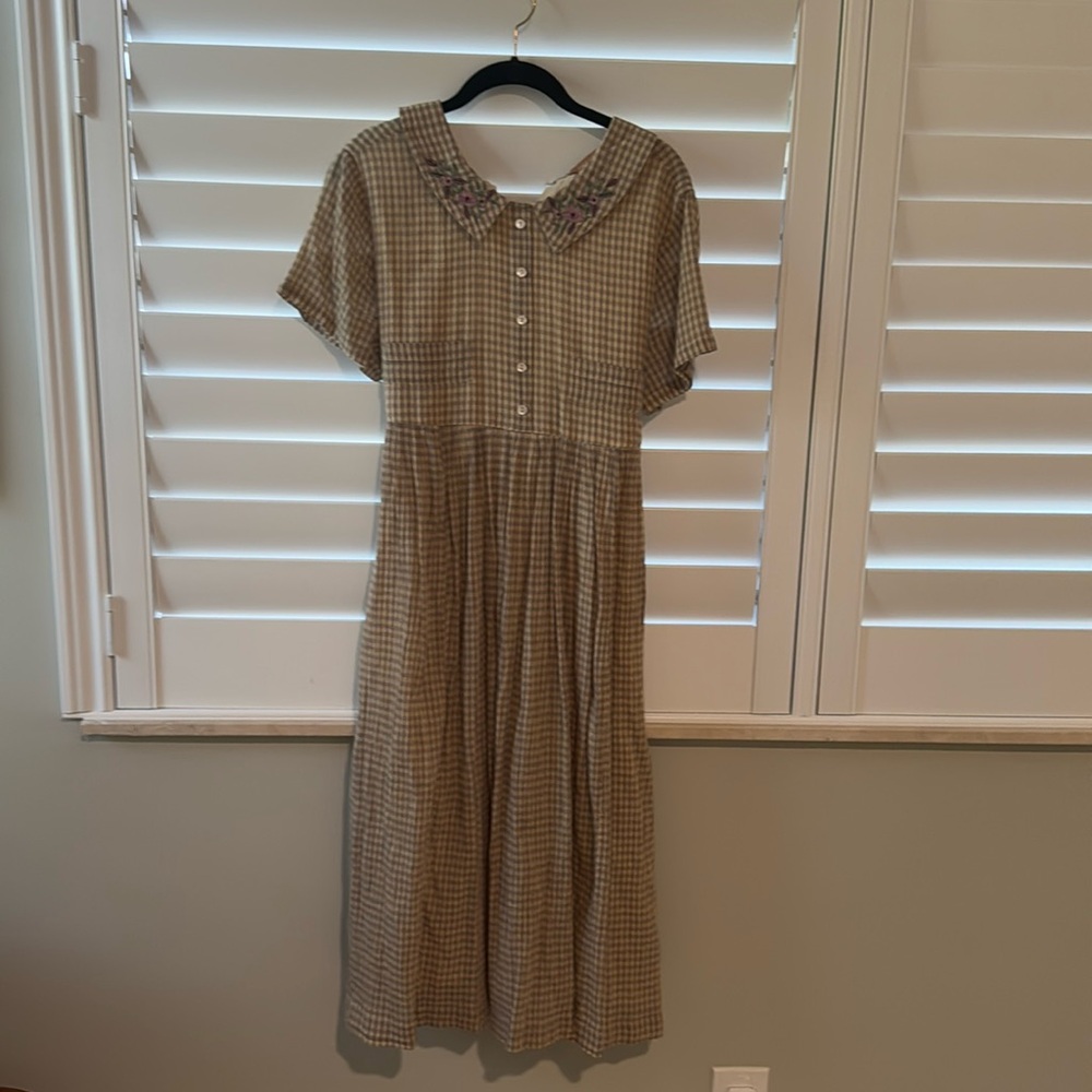 April Cornell collared dress size Large